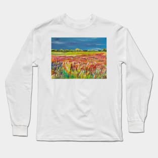 The Field Before The Thunderstorm Long Sleeve T-Shirt